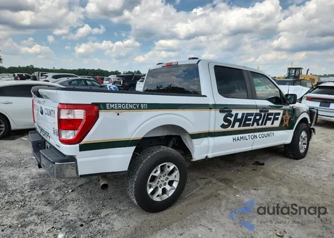 2021 Ford F150 Police Responder z USA, uszkodzony, nr VIN 1FTFW1P87MKE67808
